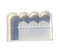 KONTONTY Moule Plastique pour Clôture de Jardin Moule à Brique Ciment Facile à Démouler pour Pelouse et Aménagement Extérieur