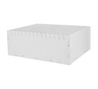 KONTONTY Organisateur de Bureau Plastique pour Crayons et Marqueurs Pot Crayon Multifonction avec Rangement pour École Maternelle et Bureau à Domicile Support Robuste et Facile à Nettoyer