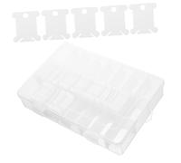 KONTONTY Organisateur De Fil à Broder Planche à Enrouler Outil Enroulement De Fil Fournitures De Point De Croix Accessoires De Broderie Boîte De Bobineuse Manuelle