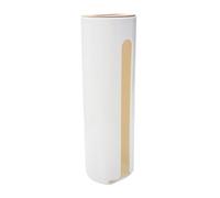 KONTONTY Organisateur Mural pour Coton Démaquillant Boîte De Rangement Adhésive pour Lingettes De Maquillage Format Compact Couleur Blanche pour Salle De Bain Et Maquillage