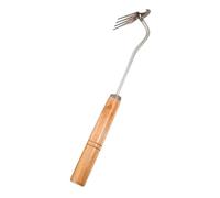 KONTONTY Outil de Désherbage Manuel Durable avec Râteau Ergonomique Accessoire Polyvalent pour Jardinage Arracheur de Mauvaises et Portable Adapté Aux de Jardinage