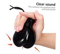 KONTONTY Pair Of Wooden Spanish Castanets Percussion Instrument For Adults With Sound And Stylish Design For Early Music Education And Rhythm Practice