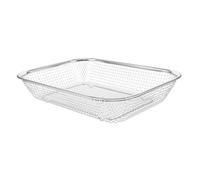 KONTONTY Panier Lave-vaisselle en Acier Inoxydable Maille Rigide Drainage Rapide Ustensiles et Couverts Rangement Multifonctionnel Moyen pour Usage Quotidien 180 Jours