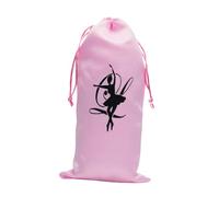 KONTONTY Paquet à Cordon pour Chaussures De Danse De Ballet en Toile Résistante, Pochettes à Chaussures Portables pour Danseurs, Rangement Pratique 13x27 Cm, Usage Voyage Et Entraînement