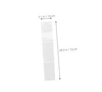 KONTONTY Paquet Étui Transparent pour Parapluie Long 13x72 Cm Usage Pluie, Pochette Imperméable en PE Haute Densité Compatible Distributeur Automatique, Lot de 120 Pièces pour Bureaux Et Hôtels