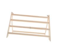 KONTONTY Perchoir pour Poulailler en Bois Solide pour Poussins Et Poules, Rampe Stable Détachable pour Habitat Volaille, Accessoire Confortable pour Repos Et Bien-volailles