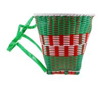 KONTONTY Petit Panier Tissé À La Main Pour Accessoires De Danse À Décoratif De Rangement Style Rustique