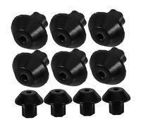 KONTONTY Pieds en Caoutchouc Antidérapants pour Brûleur à Gaz, Support Stable et Rehausseur pour Cuisinière Gaz, Accessoire Solide 16 Pièces, Compatible Usage la Cuisine au Quotidien