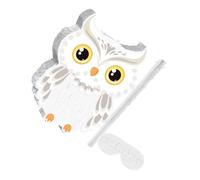 KONTONTY Pinata Hibou avec et Bandeau Décoration Jungle et Halloween pour Fête Anniversaire Garçon Fille Accessoire Facile à Remplir pour Bonbons et Jouets Thème Noël et Magicien