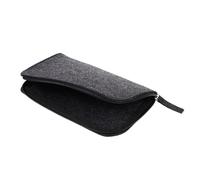 KONTONTY Pochette à Outils Multifonction Facile à Transporter en Feutre Noir Fermeture Éclair, Rangement Pratique pour Outils de Modelage et Sculpture d'argile