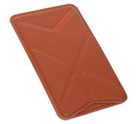 KONTONTY Porte-Carte magnétique Chargeur Titulaire Doigt Pouvoir Coque Telephone Etui Telephone Portable Portefeuille pour téléphone Portable Portefeuille de téléphone Portable Aimant Brown