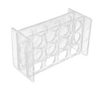 KONTONTY Porte Verres à Shot Acrylique Transparent Support de Rangement pour Tasses à Whisky Plateau de Service Décoratif pour Bar et Événements Spéciaux