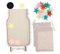 KONTONTY Pot Récompense Étoilé pour Classe et Maison Bocal Motivation Comportement Garçon Fille Outil Encouragement Positif Garçons et Filles