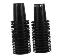 KONTONTY Pots en Filet pour Hydroponie 100 Pcs Panier De Plantation 70 Mm Noir Jardinières pour Balcon Et Jardin Ventilation Racinaire Optimale Plastique Résistant