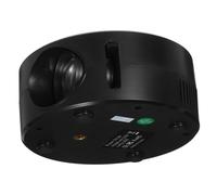 KONTONTY Projecteur Portable 1080p Compatible Téléphone Et Tablette pour Garçon Et Filles Projecteur Domestique en Plastique Abs sans Odeur Familial Usage Intérieur Compact Et Léger Blanc