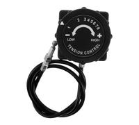 KONTONTY Réglage de précision du vélo d'exercice 8 Niveaux en Plastique avec câble 60 cm, contrôleur de Tension, molette de réglage pour vélo de Maison et entraînement Fitness