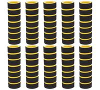 KONTONTY Rouleau en éponge 10pcs, Remplacement du Rouleau pour Machine d'extension des Jambes, Compatible avec Appareil Fitness, Surface Confortable et coussinée, pour Sit-ups et