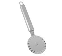 KONTONTY Roulette à Pâte en Acier Inoxydable Poignée Ergonomique, Coupe-pizza Professionnel Élégant Maison Pâtisserie, Efficacité et Découpe Rapide