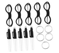 KONTONTY Set de Accessoires Infirmière Comprenant Ciseaux Pliants Sécurité Mini et Stylos Marqueurs Ergonomiques Kit Portable Polyvalent pour Découpage et Marquage