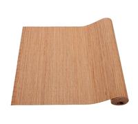 KONTONTY Set de Table Bambou Naturel, Tapis de Thé Bambou Lavable et Antidérapant, pour Décoration de Table Bruit