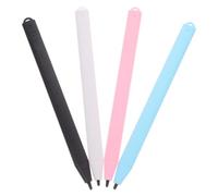 KONTONTY Stylets pour Tablette D’Écriture LCD Ensemble de 4 Stylets Légers et Précis Noir Blanc Bleu Rose Compatibles Écrans LCD LED pour Dessin Écriture et Usage Scolaire