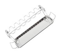 KONTONTY Support à Cuisses de Poulet 14 Emplacements en Acier Inoxydable avec Bac Récupérateur de Jus, Grille Verticale pour Ailes et Pilons, Rôtissoire Multifonction pour Barbecue et