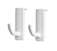 KONTONTY Support De Casque Auto-adhésif Blanc Lot De 2 Crochets pour Écouteurs Support Pratique pour Maison Et Bureau Design Et Simple Préserve Vos Écouteurs des Dommages