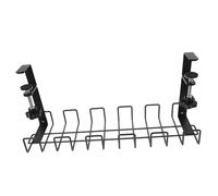 KONTONTY Support de Gestion Câbles sous Bureau Rangement Pratique pour Multiprises Organisateur de Bureau de Stockage pour Travail Ordonné