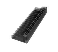 KONTONTY Support de Rangement Multifonction pour Cartes Disques de Organiseur Vertical pour Boîte de Stockage Durable Pratique pour Consoles Protection Les Rayures Glissements