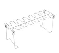 KONTONTY Support Pliable pour Cuisses De Poulet Grillées Rôtissoire Support D'aile De Cuisse De Poulet Gril De Pilons De Poulet Porte-pilons Outil Silver Acier Inoxydable