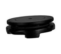 KONTONTY Support Rond pour Plantes Base Stable pour Aquarium Support Polyvalent pour Pot de Fleurs Présentoir Décoratif pour Maison Jardin et Patio Finition Noire Mate