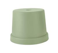 KONTONTY Tabouret Garçon Fille Antidérapant Empilable Plastique Vert Repose et Stable pour Changement de Chaussures Siège Pratique pour Maison et École Grand Modèle