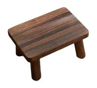 KONTONTY Tabouret Rectangle pour Garçon Fille et Adultes Marchepied Pratique et Stable pour Chambre à Coucher Entrée et Salon comme Repose pour Changer de Chaussures