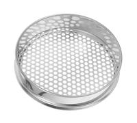 KONTONTY Tamis Bien Engrener Filtre Acier Petit saleté Compost bac à Sable Outil de tri des sols Outil de criblage du Sol Plaque de poinçonnage galvanisée