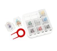 KONTONTY Testeur Clavier Mécanique Transparent Touches Et Acrylique Outil Échantillonnage pour Tests Précis des Commutateurs Accessoire Clavier Et Pratique