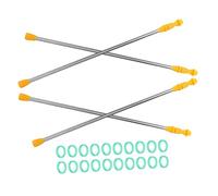 KONTONTY Tige Rallonge Pulvérisateur Télescopique Acier Inoxydable Perche Longue Ajustable Pour Pulvérisation Agricole Accessoires Robustes Pour Arrosage Jardin Extension Flexible Jusqu à c