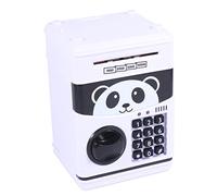 KONTONTY Tirelire à pour Garçon et Filles Panda Boîte de Dépôt Sécurisée Lumière Violette pour Vérifier Billets Accepte Pièces et Billets Jouet Éducatif pour Maison ou Présent