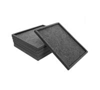 KONTONTY Trieur Puzzle en Feutrine, Plateau de Rangement Empilable, Tri Facile des Pièces, 1 Set Réutilisable pour Puzzles, Accessoires de Jeu