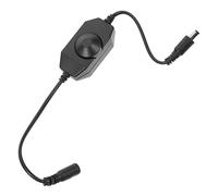 KONTONTY Variateur Rotatif Led Monochrome Contrôleur De Luminosité Led Noir Mini Variateur Pour Guirlande Lumineuse Réglage Progressif Lumière Ambiance Personnalisée La Cuisine Salon Chambre