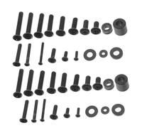 KONTONTY Visserie de Montage Tv Robuste Accessoires de Fixation Murale de Boulons Métalliques pour Supports Tv Jusqu à Résistants et