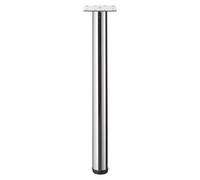 KONTOR STFK1 C | Tube rond - pied d'appui | Chromé - Chrome Pied d'appui