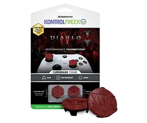 KontrolFr iablo IV Performance Baguettes pour manette Xbox One (XB1) et Xbox Series X (XBX) | 2 tailles basses | Rouge et noir