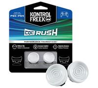 KontrolFreek FPS Freek CQC Rush Manette pour Playstation 4 (PS4) et Playstation 5 (PS5) | Baguettes de Performance | 2 concaves de Taille Moyenne | Blanc