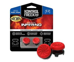 KontrolFr PS Freek Inferno Grips pour Manette PS5 | 2X Rehausseurs de Joystick Hauts pour PlayStation 5 & PS4 | Précision Maximale pour Sniper