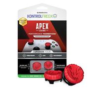 KontrolFreek Apex Legends : Manettes Predator Edition Performance pour manette Xbox One (XB1) et Xbox Series X (XBX) | 1 haute taille, 1 mi-hauteur, concave | Rouge/noir