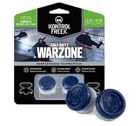 KontrolFreek Call of Duty: Warzone Performance Thumbsticks pour Xbox One et Xbox Series X | 2 Meilleure hauteur, Hybride| Bleu/Gris