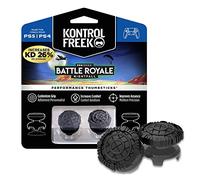 KontrolFr PS Fr ataille Royale Nightfall pour Manette PlayStation 4 (PS4) et PlayStation 5 (PS5) | Joysticks Performance | 2 High-Rise Convex (Domed) | Black