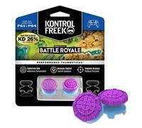 KontrolFr PS Fr attle Royale pour PlayStation 4 (PS4) et PlayStation 5 (PS5) | Baguettes performantes | 2 convexes Montantes (Domed)| Violet