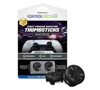 KontrolFreek FPS Freek Galaxy Black pour Playstation 4 (PS4) et Playstation 5 (PS5) | Baguettes performantes | 1 Taille Haute, 1 mi-Haute | Noir