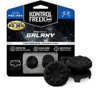 KontrolFr PS Fr alaxy Black pour PlayStation 4 (PS4) et PlayStation 5 (PS5) | Baguettes performantes | 1 Taille Haute, 1 mi-Haute | Noir (édition limitée)